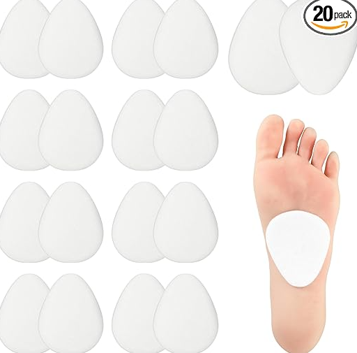 20 Pcs Metatarsal Felt Foot Pad