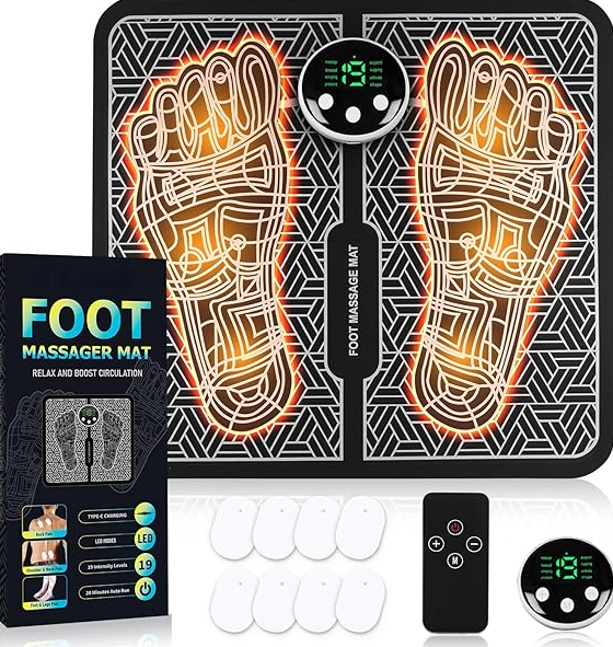 Phixnozar EMS Foot Massager TENS(Model:KTR-2493) for Muscle Relaxation