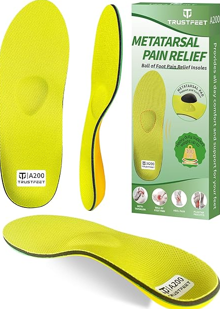 Heavy Duty Support Metatarsal Pain Relief Insoles