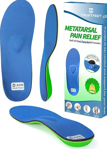 Trustfeet Heavy-Duty Support Insoles – Superior Comfort for Foot Pain Relief